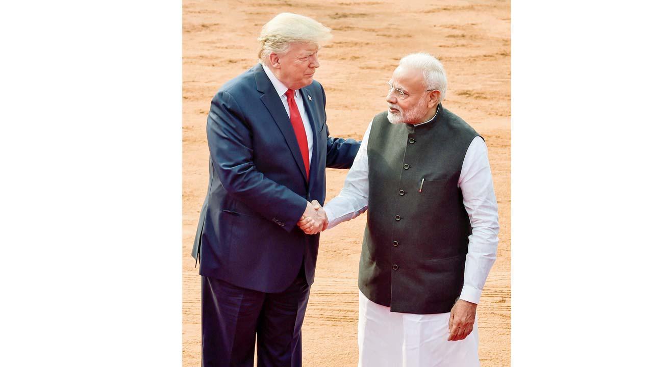 ડોનલ્ડ ટ્રમ્પ અને નરેન્દ્ર મોદી