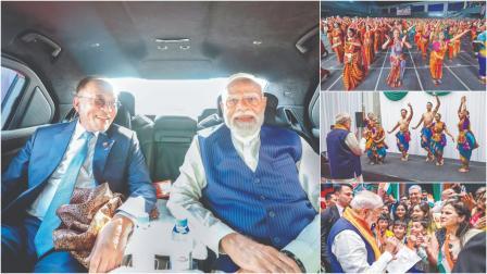 નરેન્દ્ર મોદીને ગઈ કાલે ઍરપોર્ટ પરથી મલેશિયાના વડા પ્રધાન અનવર ઇબ્રાહિમ પોતાની કારમાં બેસાડીને લઈ ગયા હતા. પાટનગર ક્વાલા લમ્પુરની હોટેલમાં ભારતીય સમુદાયે ભારતીય વડા પ્રધાનનું સ્વાગત કર્યું હતું અને તેમના માનમાં સાંસ્કૃતિક નૃત્યો રજૂ કર્યાં હતાં.