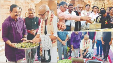 કથાકાર મોરારિબાપુએ સોમનાથદાદાનાં દર્શન કરીને બિલ્વપૂજાની ઑનલાઇન નોંધણી કરાવી