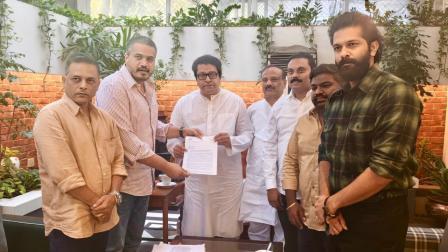 રોહિત પવાર રાજ ઠાકરેને મળ્યા (તસવીર: X)