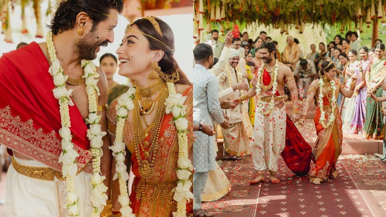 રશ્મિકા–વિજયના લગ્ન સમારોહની તસવીરો (તસવીર સૌજન્ય: સોશિયલ મીડિયા)