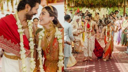 રશ્મિકા–વિજયના લગ્ન સમારોહની તસવીરો (તસવીર સૌજન્ય: સોશિયલ મીડિયા)
