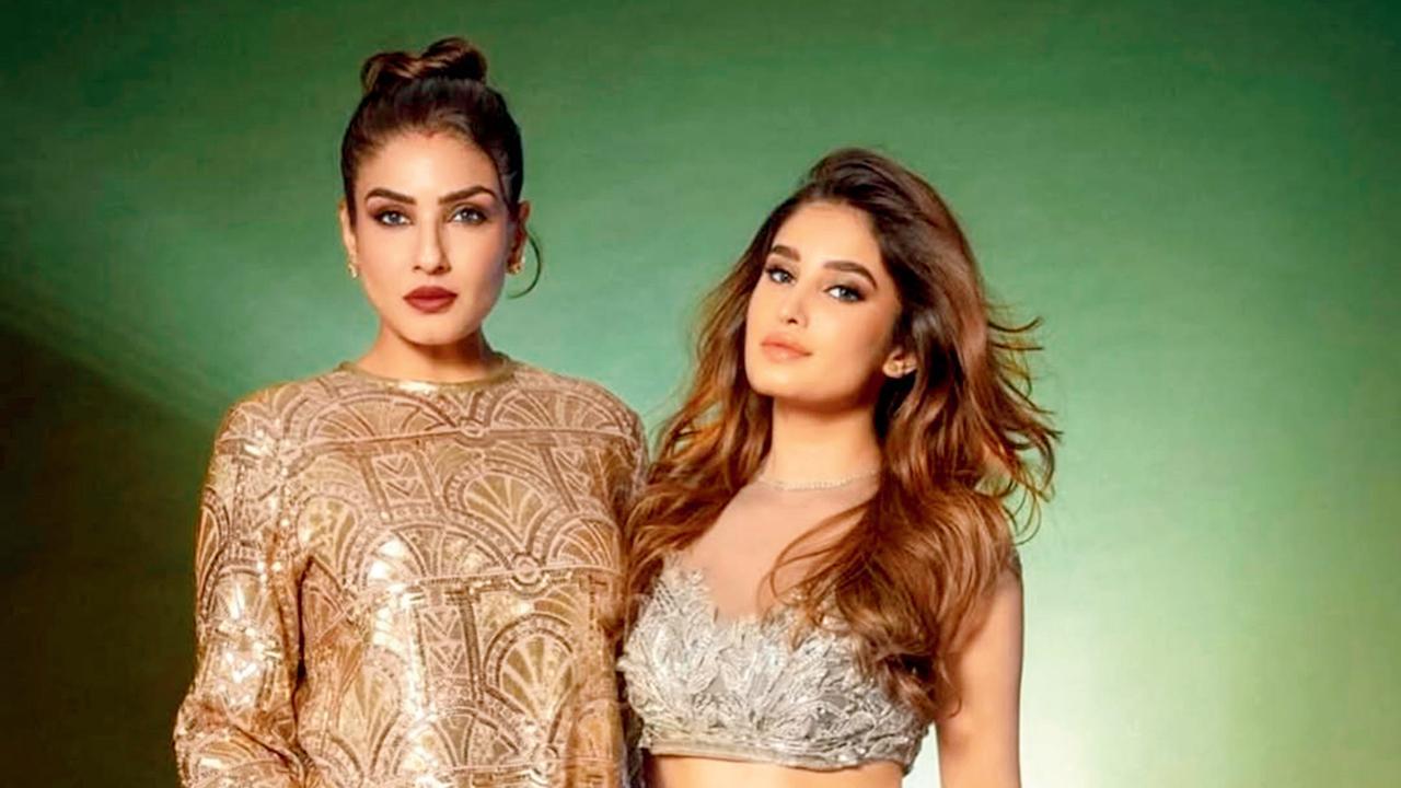 રવીના ટંડન દીકરી રાશા થડાણી સાથે