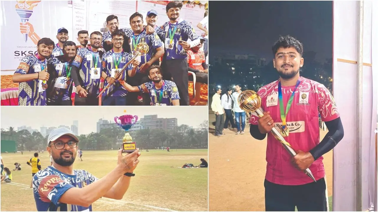 ચૅમ્પિયન ટ્રોફી સાથે આરા સુપર લાયન્સ ટીમ