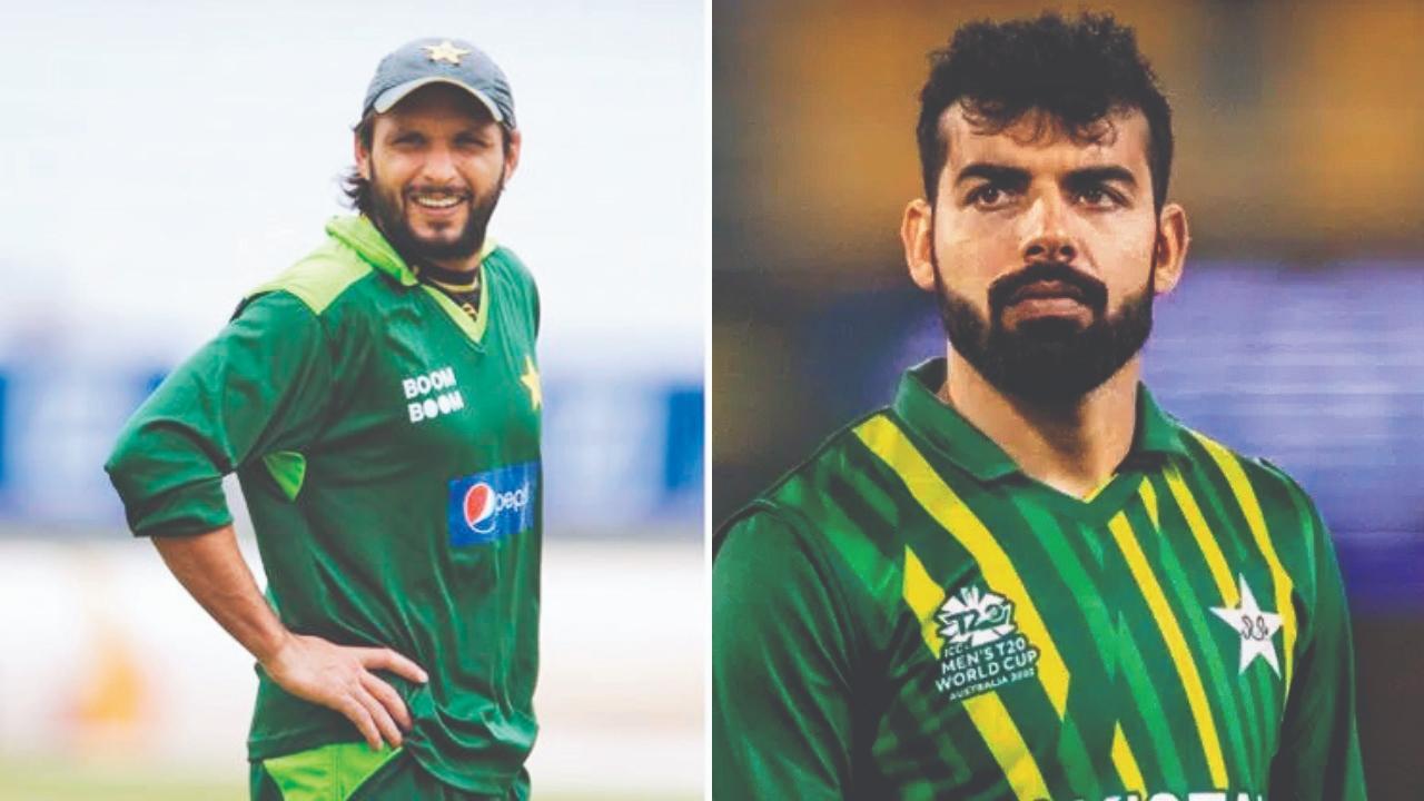 શાદાબ ખાન અને શાહિદ આફ્રિદી