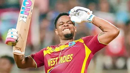 શિમરન હેટમાયરે ૩૪ બૉલમાં ૮૫ રન કર્યા હતા