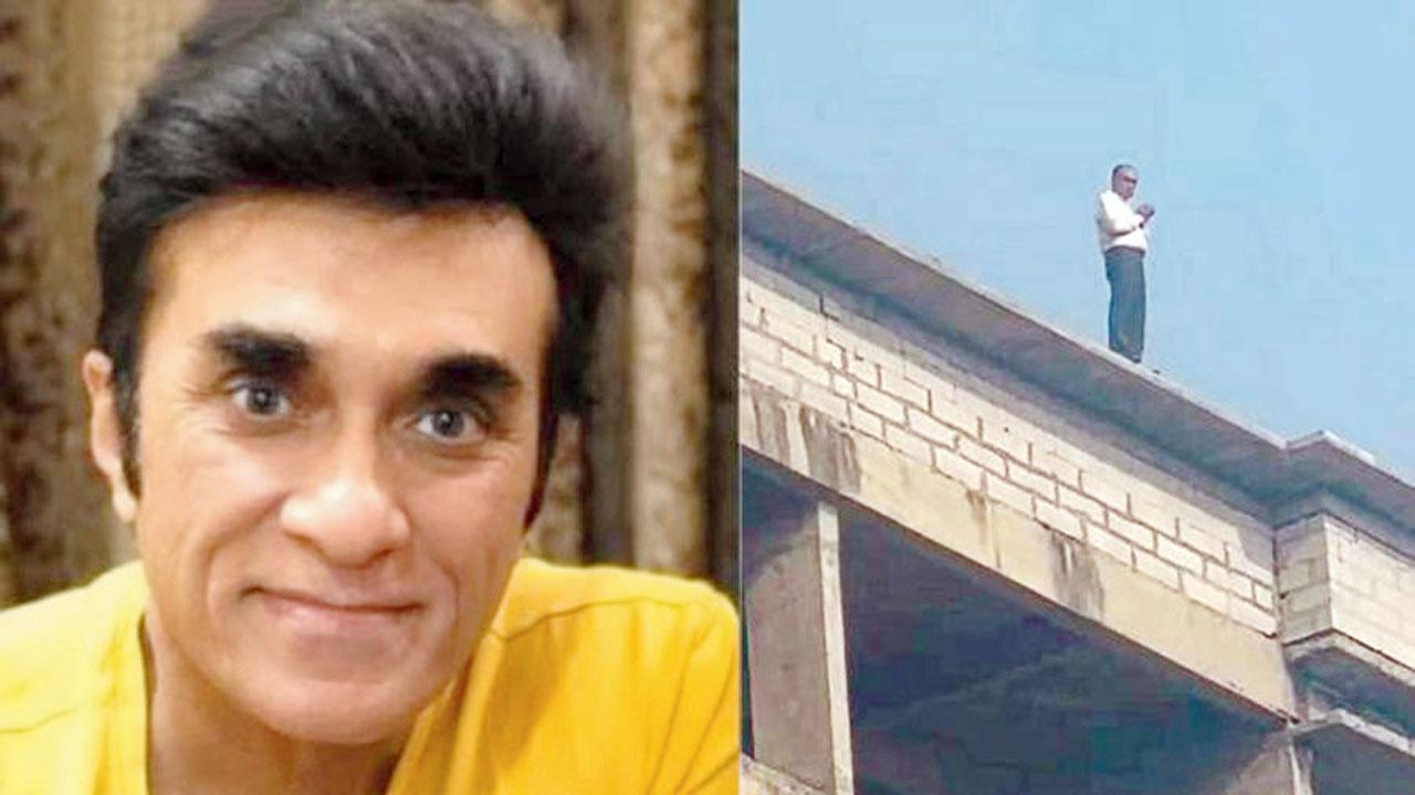 ૧૭ માળના બિલ્ડિંગ પરથી કૂદતાં પહેલાં સુનીલ સદારંગાની પ્રાર્થના કરતા દેખાયા હતા