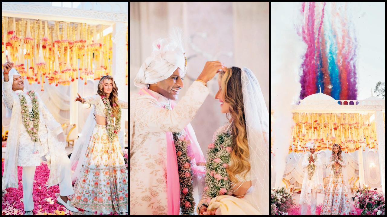 લગ્નમંડપમાં બરાબર ઝૂમ્યાં મિસ્ટર ઍન્ડ મિસિસ ધવન