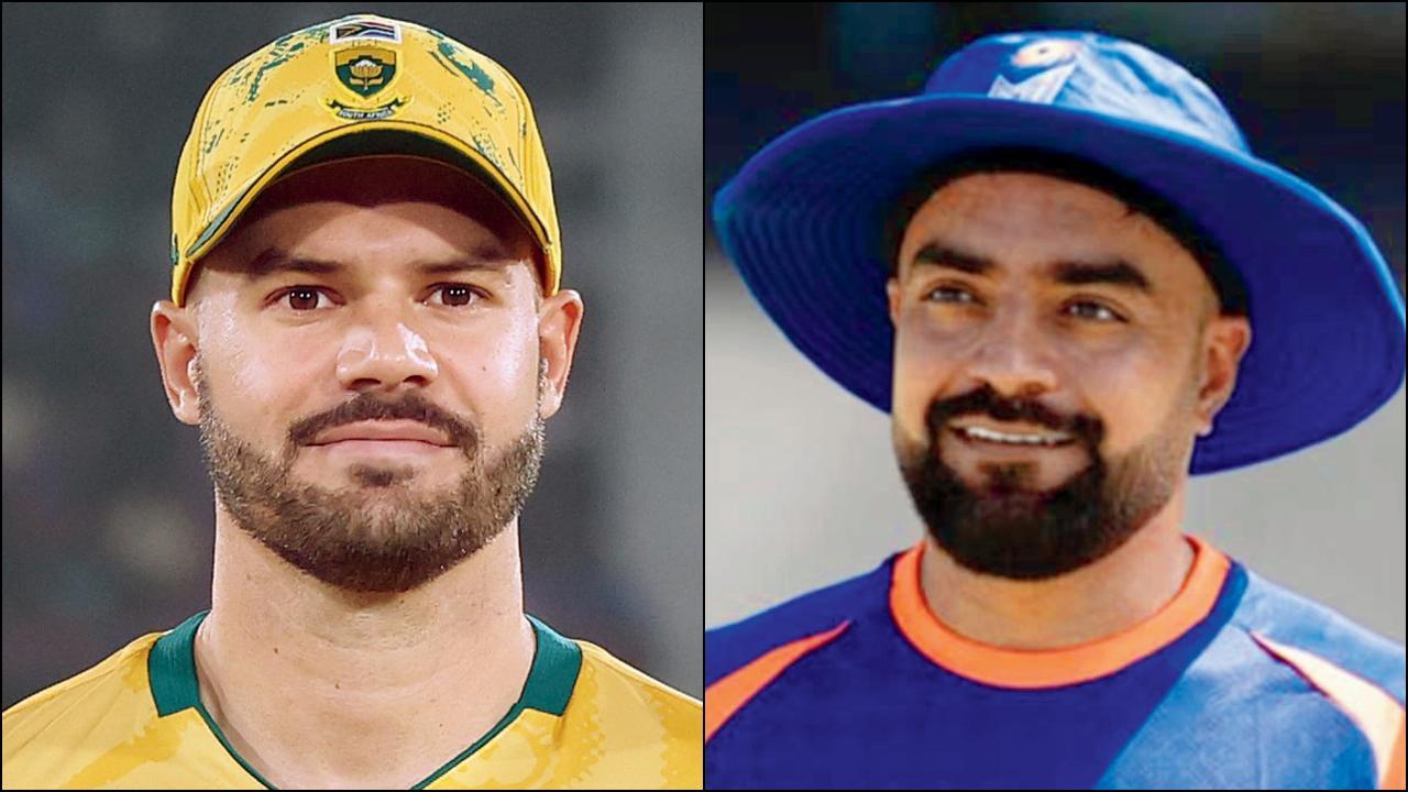 સાઉથ આફ્રિકાનો કૅપ્ટન એઇડન માર્કરમ, અફઘાનિસ્તાનનો કૅપ્ટન રાશિદ ખાન