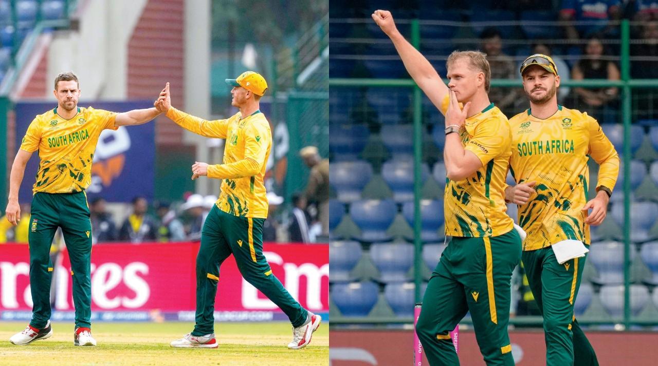 સાઉથ આફ્રિકન પેસબોલરો ઍન્રિક નૉર્ખિયાએ બે અને કૉર્બિન બૉશે ૩ વિકેટ લીધી હતી. બૉશ મૅન ઑફ ધ મૅચ બન્યો હતો. 