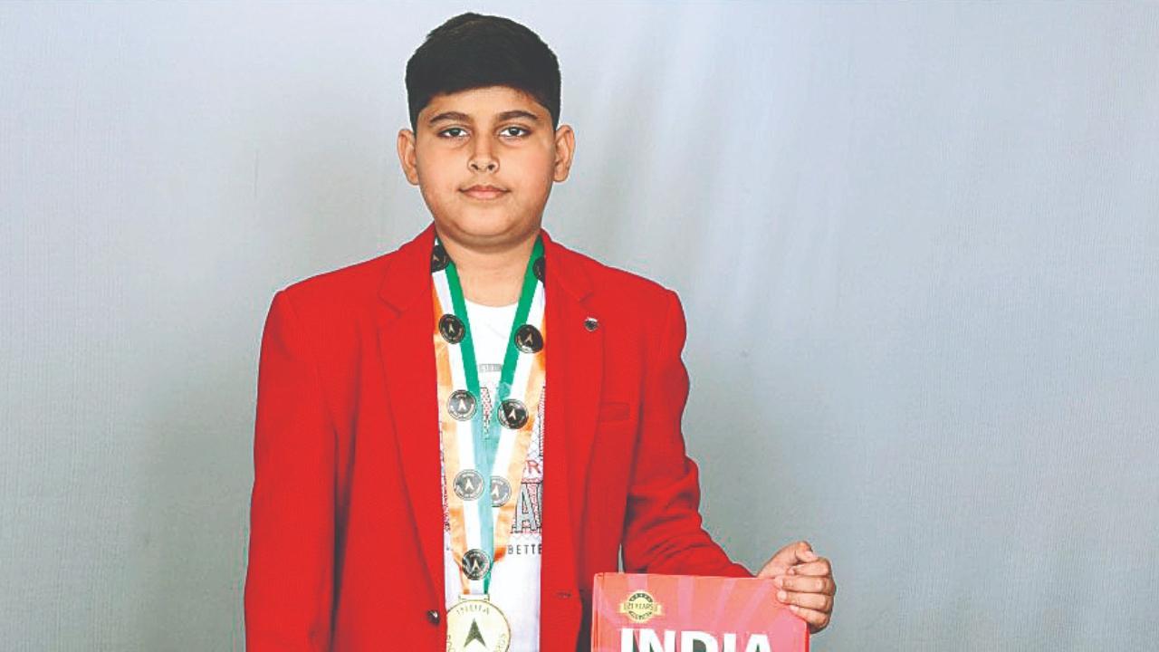 ૩.૫૪ મિનિટમાં એકથી ૫૦ના ઘડિયા બોલી જાય છે ૧૨ વર્ષનો કિશોર