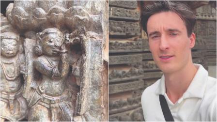 કર્ણાટકના ૬૦૦ વર્ષ જૂના હોયસલા મંદિરમાં અદ્ભુત શિલ્પકારી જોવા મળી