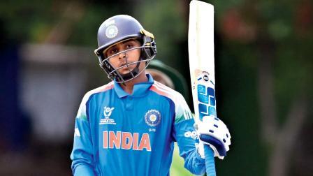 અમદાવાદના ક્રિકેટર વેદાંત ત્રિવેદીએ ૯૮ બૉલમાં ૬૮ રન કર્યા હતા