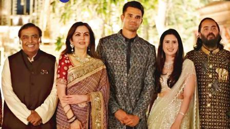 અંબાણી-ફૅમિલીએ જામનગરમાં અર્જુન-સાનિયાના પ્રી-વેડિંગ સમારોહનું આયોજન કર્યું