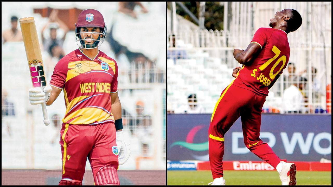 પ્લેયર ઑફ ધ મૅચ કૅપ્ટન શાઇ હોપે ૬ ફોર અને ૪ સિક્સ ફટકારીને ૪૬ બૉલમાં ૭૫ રનની ધમાકેદાર ઇનિંગ્સ રમી હતી અને શમર જોસેફે