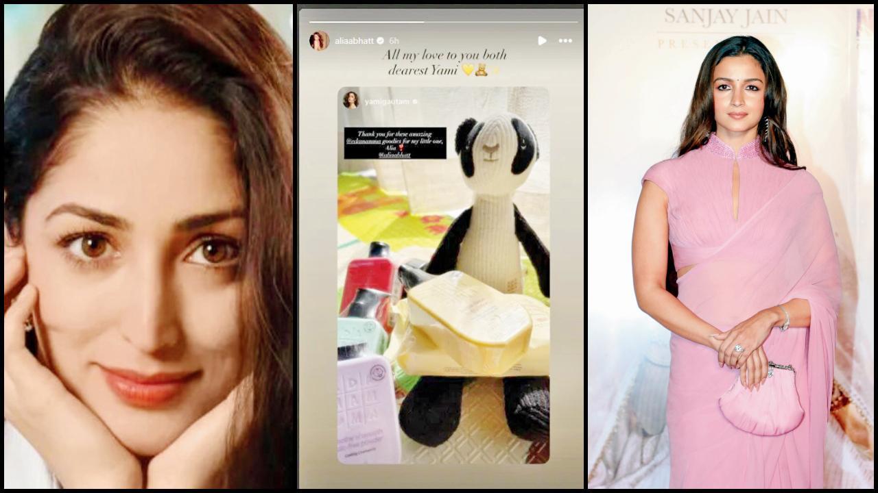 યમી ગૌતમ અને આલિયા ભટ્ટે મોકલેલી ગિફ્ટ
