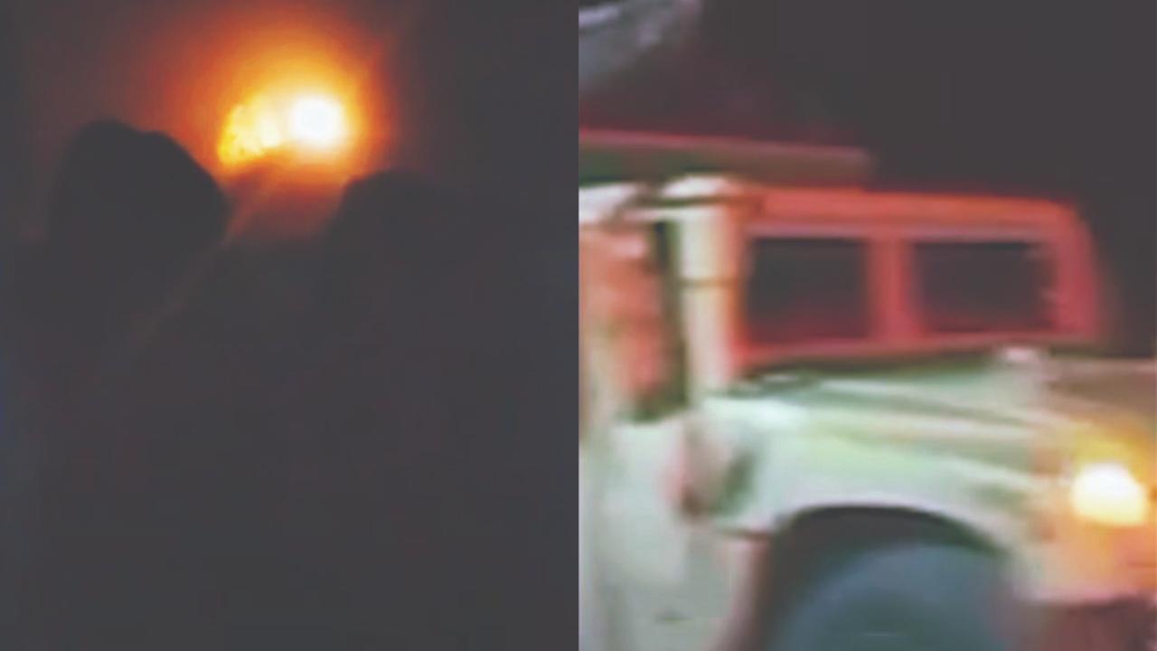 ગઈ કાલે રાતે અફઘાનિસ્તાનની સીમા પરથી આકાશમાં થતા ચમકારા અને સૈનિકોની ગતિવિધિઓ.