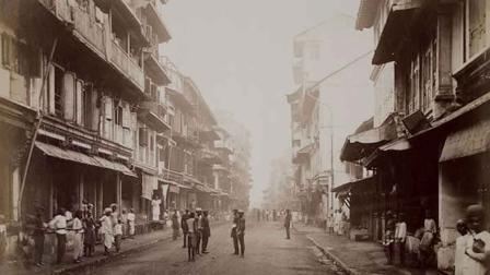 બોરા બજાર સ્ટ્રીટ, ૧૮૭૫માં