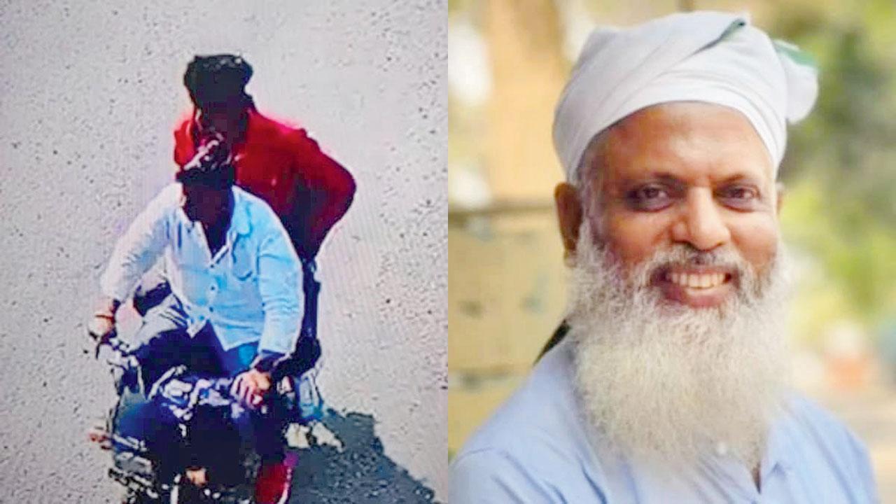 બ્લાસ્ટ-કેસનો આરોપી બન્ટી જહાંગીરદાર અને CCTVમાં કૅપ્ચર થયેલા હુમલાખોરો.