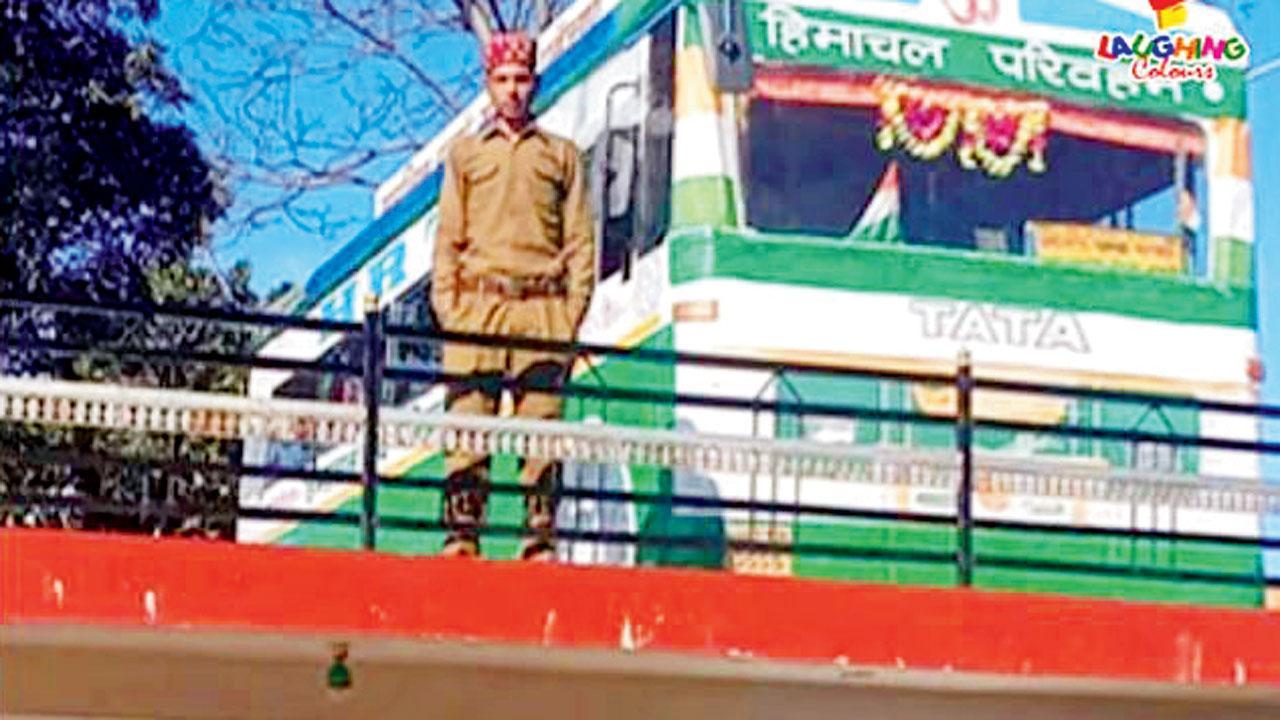 શ્રીધર ૨૦૧૬થી HRTCમાં બસ-ડ્રાઇવર છે