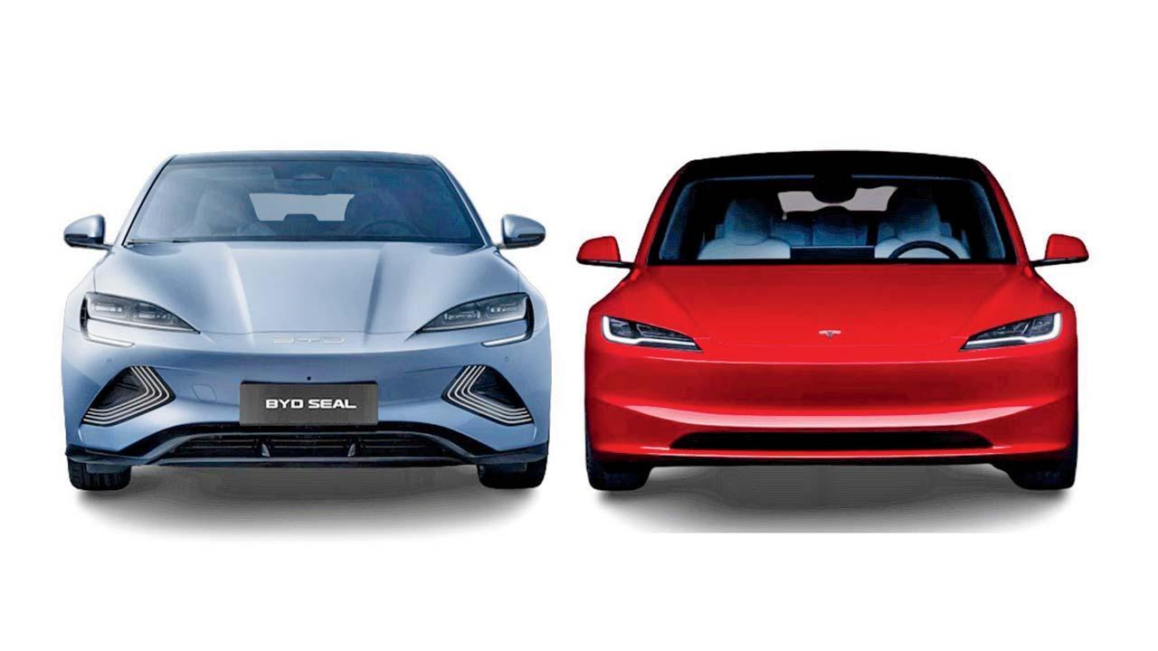 ચાઇનીઝ ઇલેક્ટ્રિક કાર BYD ઈલૉન મસ્કની ટેસ્લા કરતાં આગળ નીકળી ગઈ છે