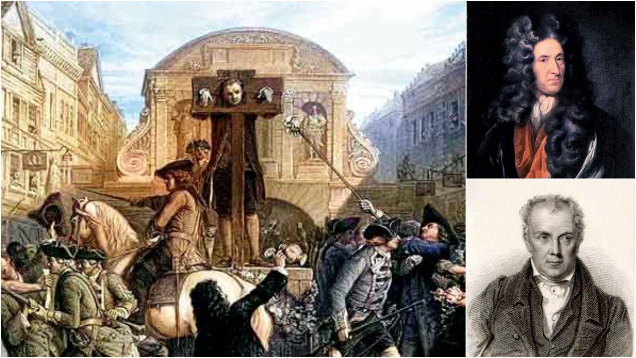 પ્રખ્યાત લેખક ડૅનિયલ ડેફોને થયેલી પિલરીની સજા, ડૅનિયલ ડેફો, સર મૅકિન્ટોશ