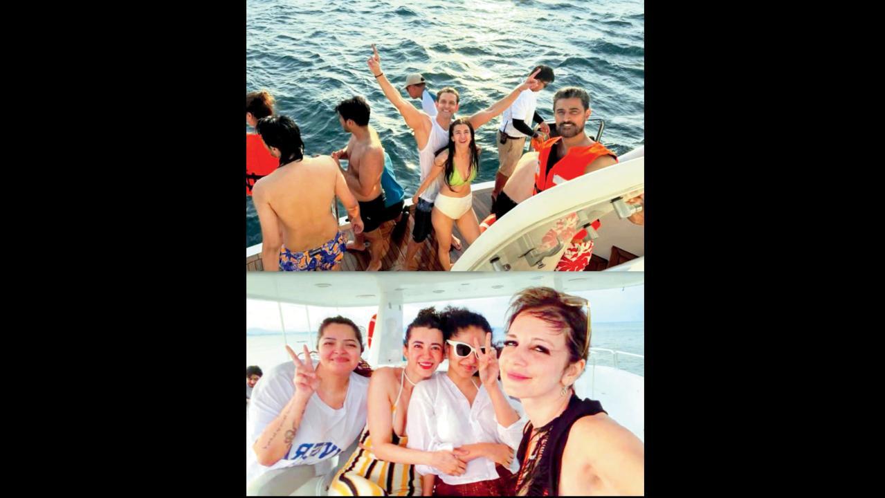 હૃતિક રોશને મધદરિયે ગર્લફ્રેન્ડ અને ભૂતપૂર્વ પત્નીની કંપનીમાં ઊજવી બાવનમી વર્ષગાંઠ