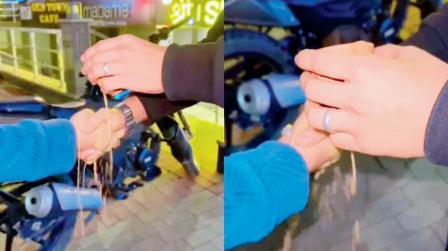 હાથ પર ગરમ ચા રેડીને થઈ રહી છે લૉયલ્ટી ટેસ્ટ