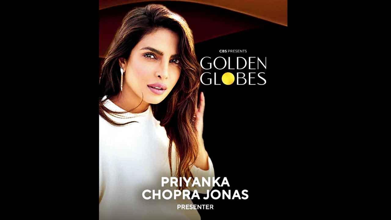 પ્રિયંકાનો સમાવેશ ૮૩મા ગોલ્ડન ગ્લોબ અવૉર્ડ્‌સ 2026 માટે પ્રેઝન્ટર્સની યાદીમાં