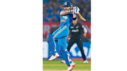 વિરાટ કોહલીએ શાનદાર ૯૩ રન ફટકાર્યા હતા.