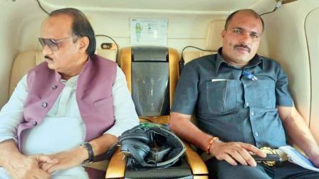 અજિત પવાર અને કૉન્સ્ટેબલ વિદીપ જાધવનો છેલ્લો ફોટોગ્રાફ