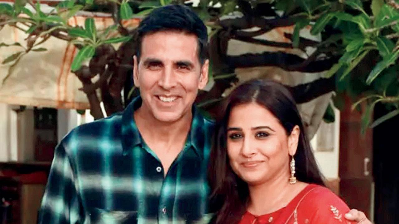 અક્ષયકુમાર અને વિદ્યા બાલનની ફાઇલ તસવીર