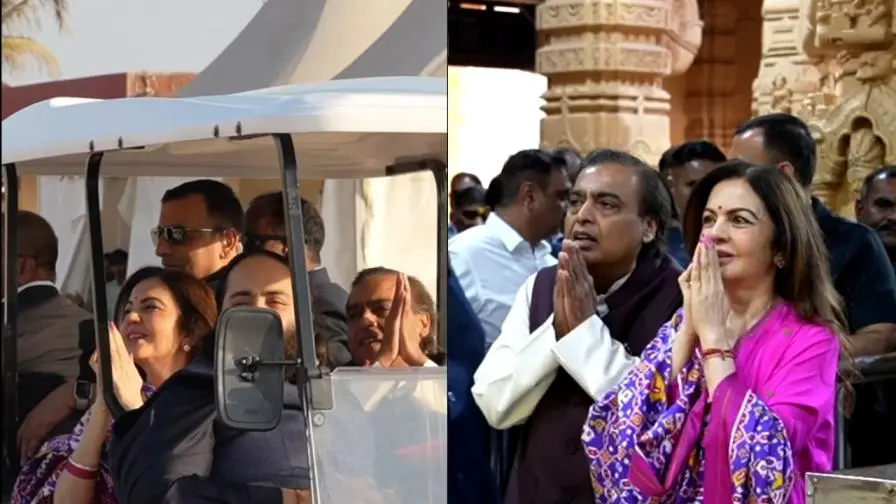 સોમનાથ મંદિરમાં અંબાણી પરિવાર