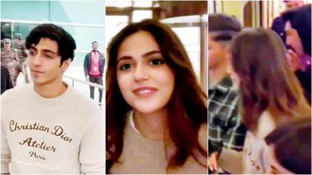 અનીત પડ્ડા જોવા મળી અહાન પાંડેના સ્વેટરમાં