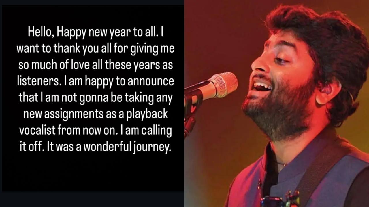 અરિજિત સિંહે પ્લેબેક સિંગિંગમાંથી નિવૃત્તિ લેવાની જાહેરાત કરી (સૌજન્ય: મિડ-ડે)