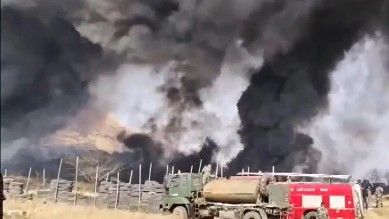 રાંચીમાં આર્મી ફાયરિંગ રેન્જમાં ભીષણ આગ