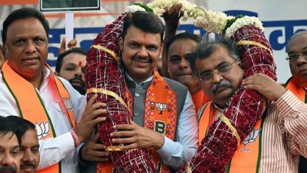 BMCની જીત બાદ ભાજપ કાર્યાલયમાં ઉજવણી (તસવીર સૌજન્ય: સૈયદ સમીર આબેદી)