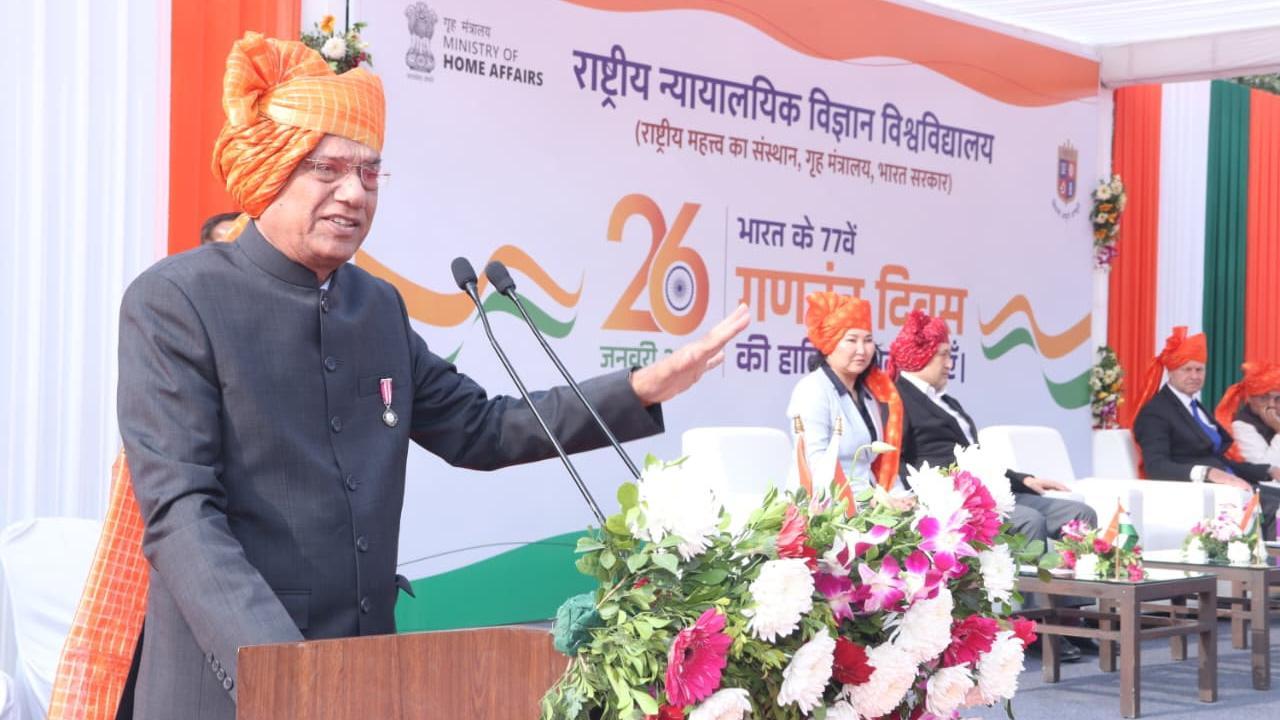 NFSU વૈશ્વિક ફોરેન્સિક ક્ષેત્રે નેતૃત્વ પૂરું પાડશેઃ ડૉ. જે. એમ. વ્યાસ