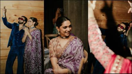 રણવીર સિંહ-દીપિકા પાદુકોણની તસવીરોનો કૉલાજ