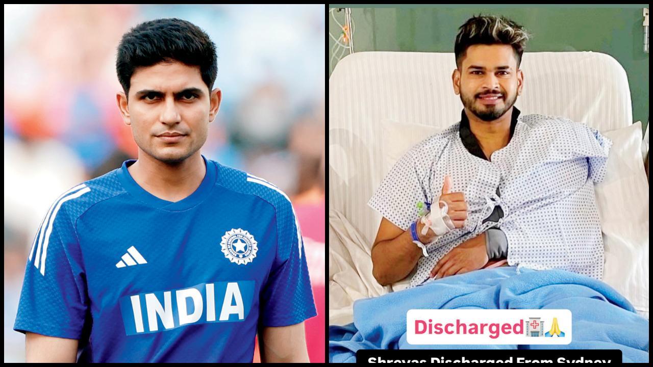 કૅપ્ટન શુભમન ગિલ અને વાઇસ-કૅપ્ટન શ્રેયસ ઐયર