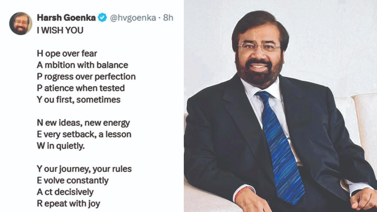 હર્ષ ગોયનકાએ કરેલ પોસ્ટ