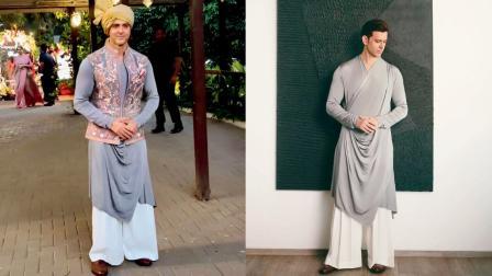 હૃતિક રોશનનો રૉયલ બારાતી લુક બન્યો છે ચર્ચાનો વિષય