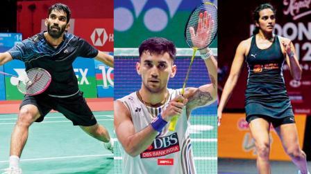 કિદામ્બી શ્રીકાંત, લક્ષ્ય સેન, પી. વી. સિંધુ