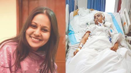 હૉસ્પિટલમાં ઍડ્‍‍મિટ ઈશા પાંડે