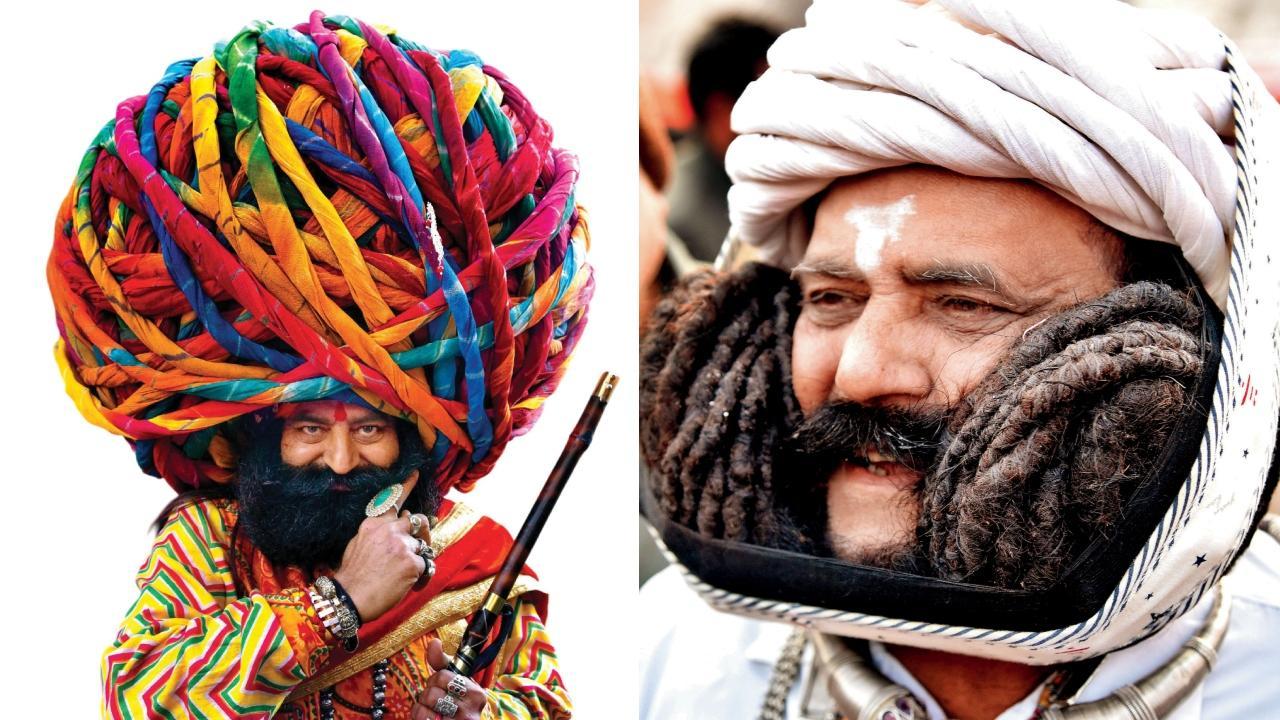  મિસ્ટર બીકાણાના ટાઇટલ માટે ભાગ લેનારા યુવક (ડાબે), ગિરધર વ્યાસ