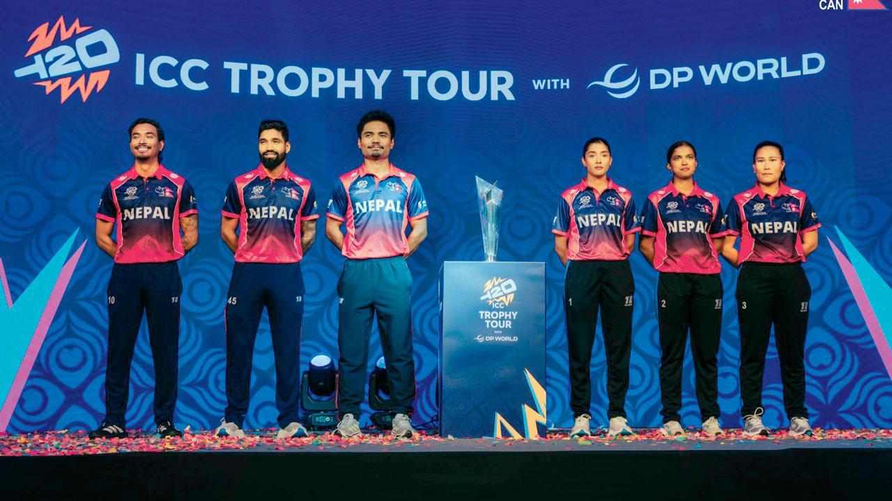 T20 વર્લ્ડ કપની ટૂર દરમ્યાન નેપાલની વર્લ્ડ કપ જર્સી લૉન્ચ થઈ