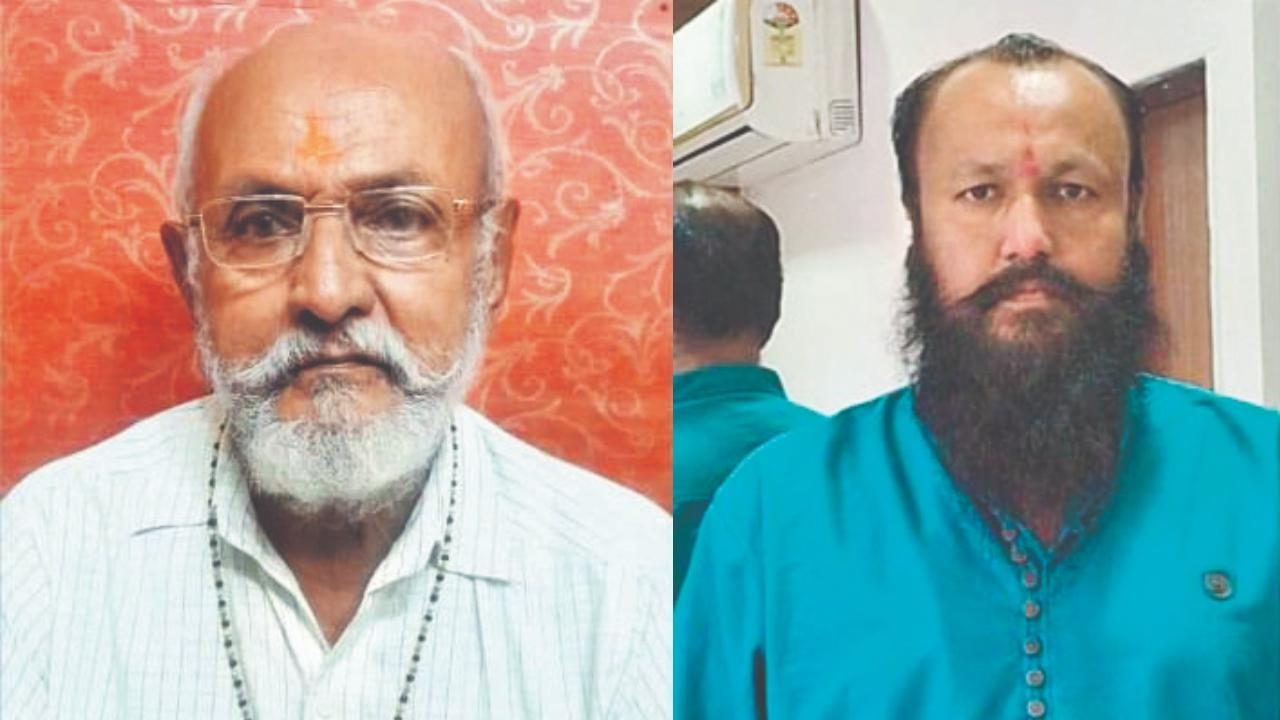 હાર્ટ-અટૅકમાં એકસાથે મૃત્યુ પામેલા બોરીચા પરિવારના પિતા-પુત્ર વસંતભાઈ અને ઉમેશભાઈ.