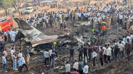 Ajit Pawar Plane Crash: પ્લેન ક્રૅશ થયાનો વીડિયો આવ્યો સામે, એકાએક થયા વિસ્ફોટ
