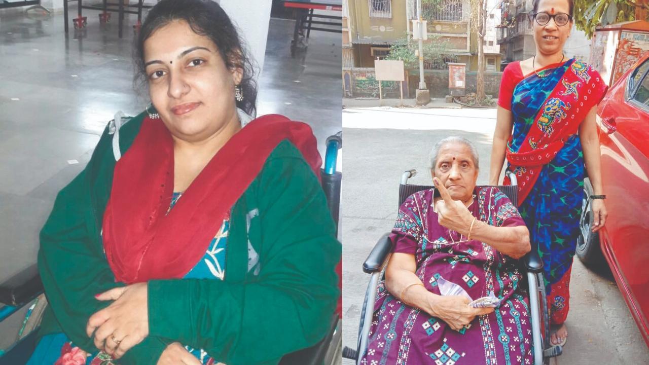 ગઈ કાલે ડોમ્બિવલીમાં અર્ચના ઠક્કરનાં ૮૦ વર્ષનાં મમ્મી મીનાક્ષીબહેને વોટિંગ કર્યું હતું.