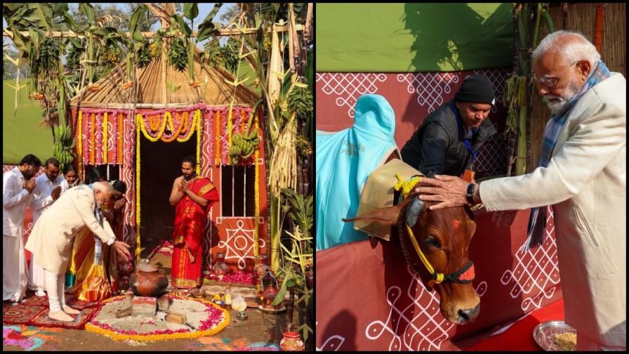 દરમિયા તેમણે કહ્યું હતું કે આ તહેવાર `એક ભારત શ્રેષ્ઠ ભારત`ના વિચારને મજબૂત બનાવે છે. (તસવીરો: વડા પ્રધાન નરેન્દ્ર મોદી X)